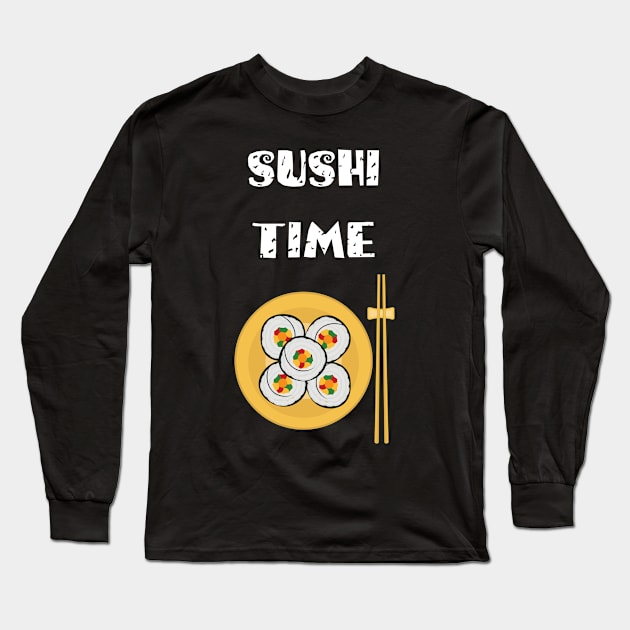 SUSHI TIME Long Sleeve T-Shirt by Fredonfire